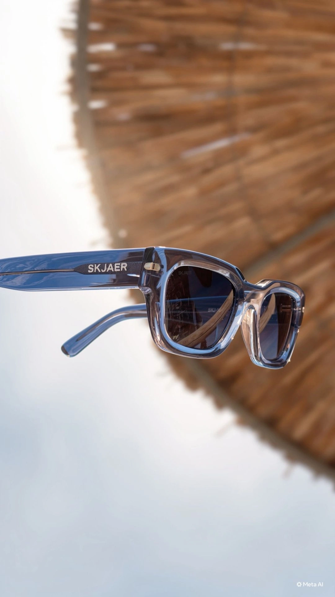 Skjaer blue sunglasses portrait